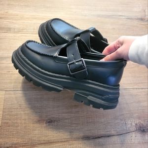 Black Platform Loafers